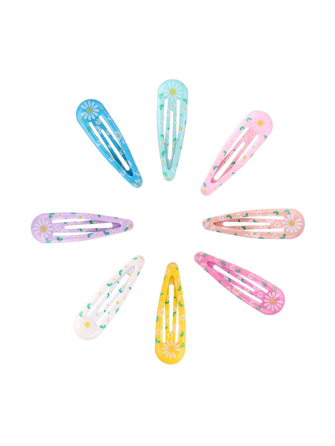 Yellow Chimes snap hair clips - gentle on hair for kids