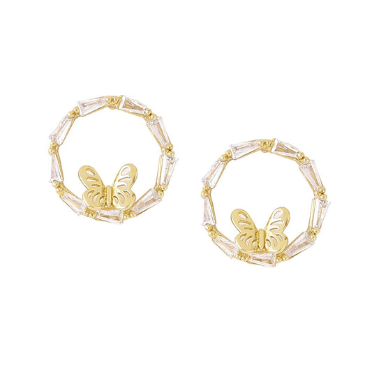 Yellow Chimes lightweight hoop earrings - everyday style