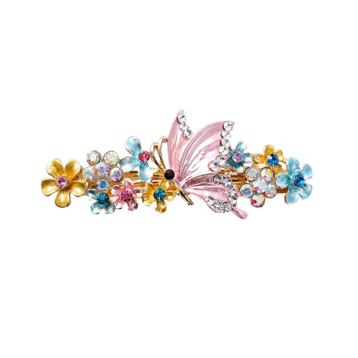 Yellow Chimes butterfly hair clips - trendy and stylish for women