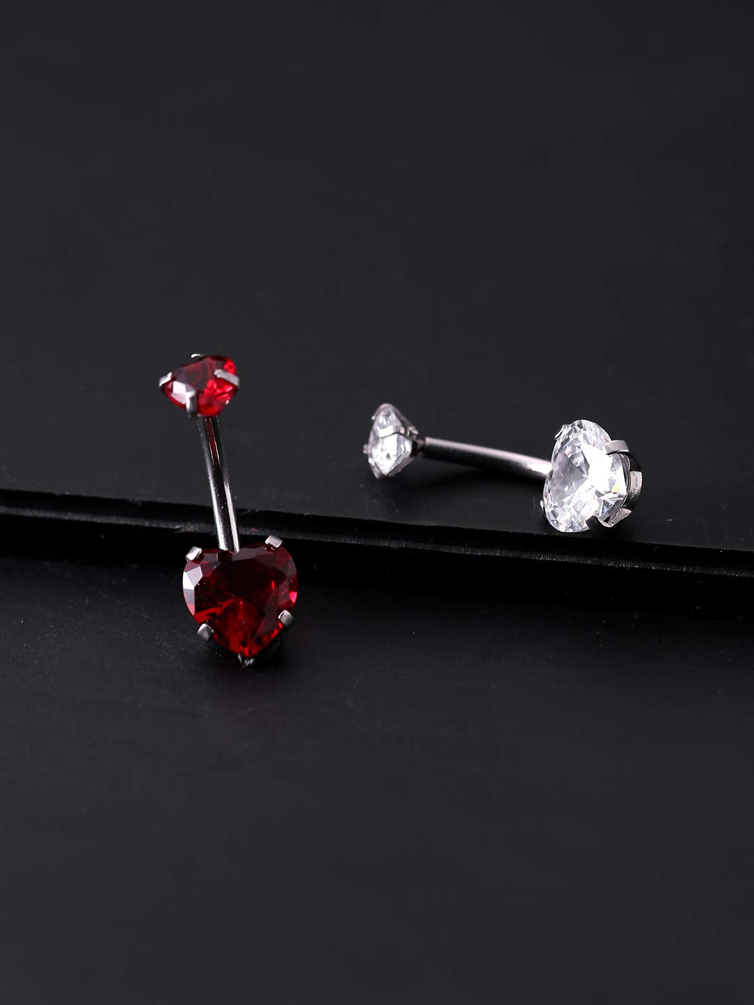 Yellow Chimes belly button rings - Elegant body jewelry for women