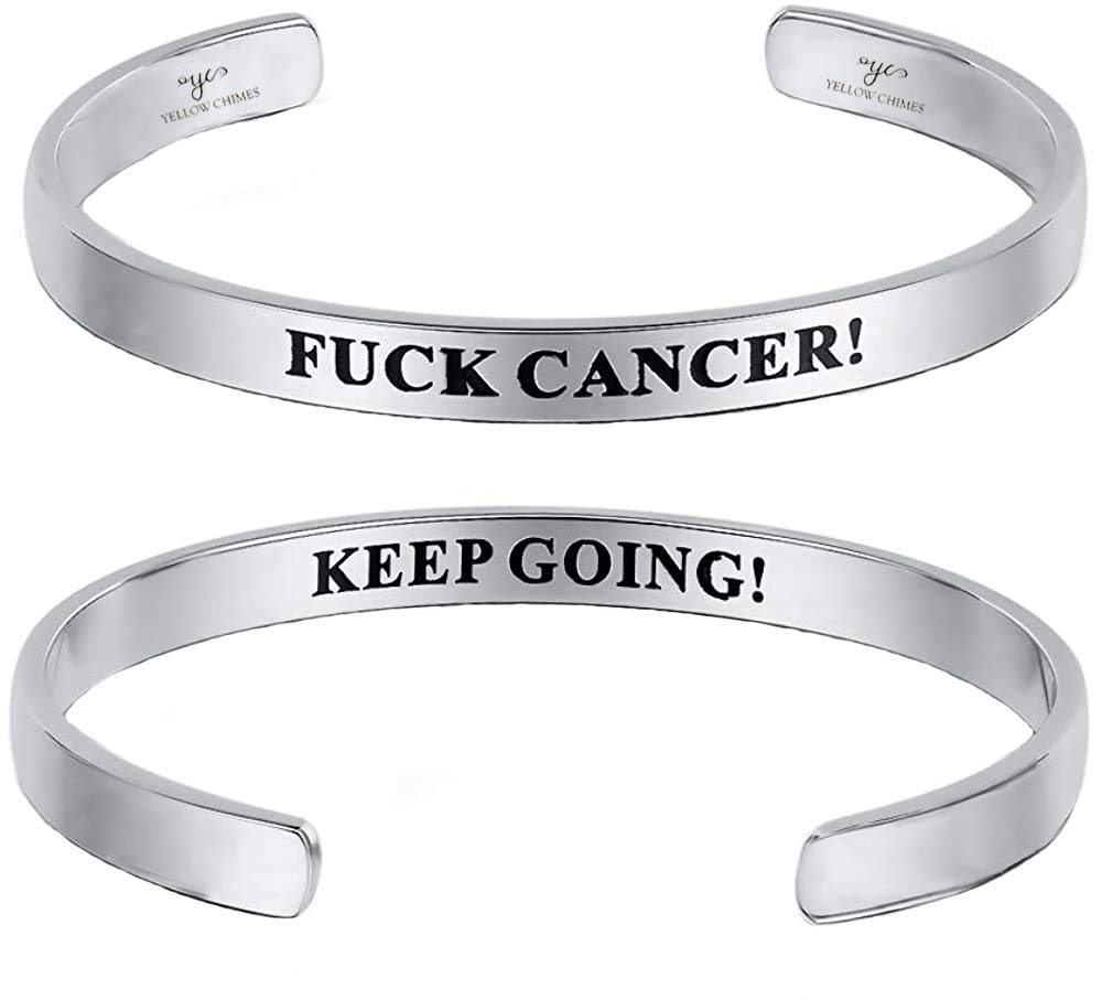 Yellow Chimes Silver Karma Band - Encourage Inner Strength
