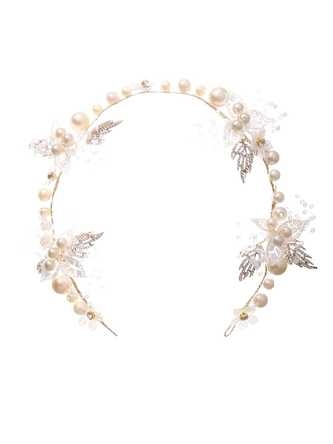Yellow Chimes floral headband - Bridal styling