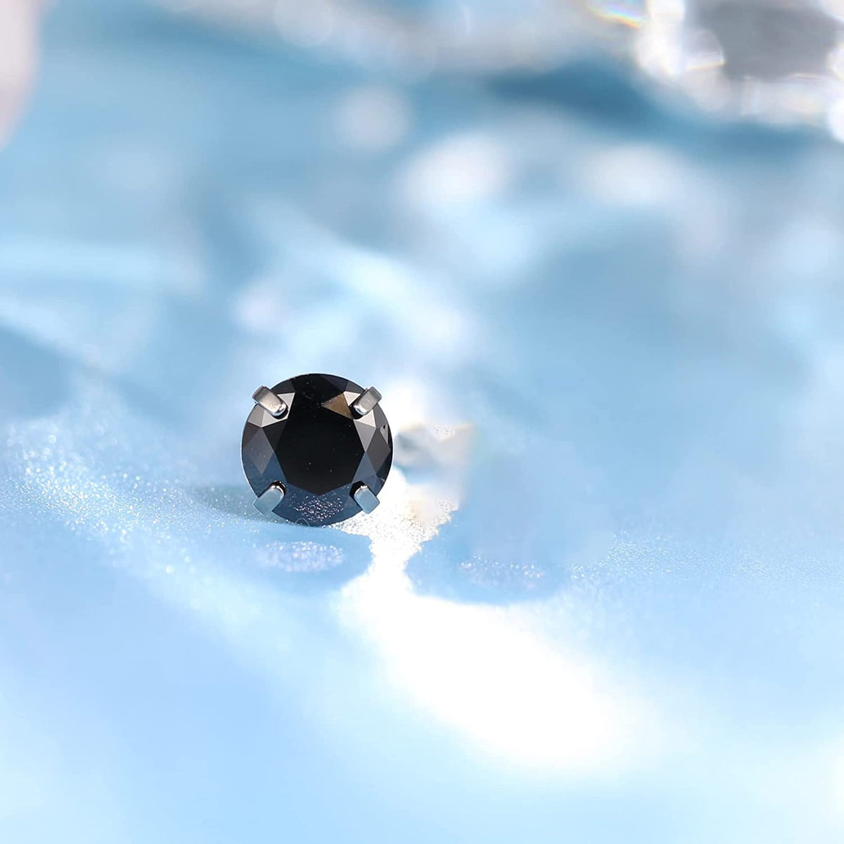 Yellow Chimes Black Studs for Men - Elegant Daily Wear
