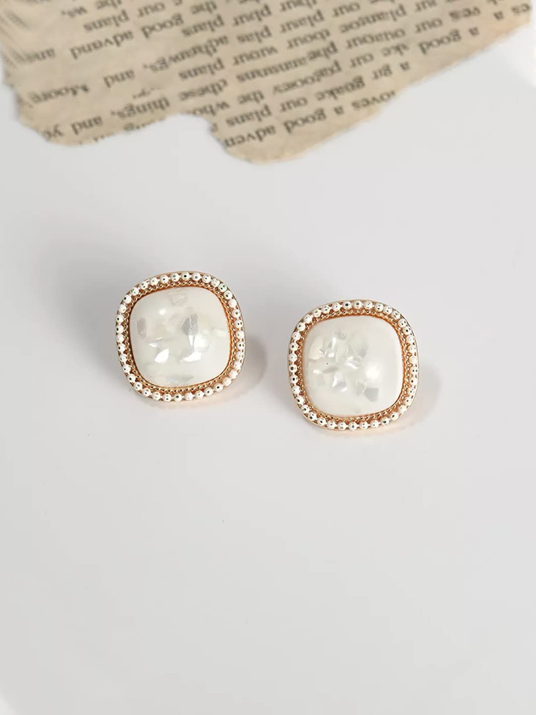 Yellow Chimes Gold Tone Earrings - complement your festive outfit
