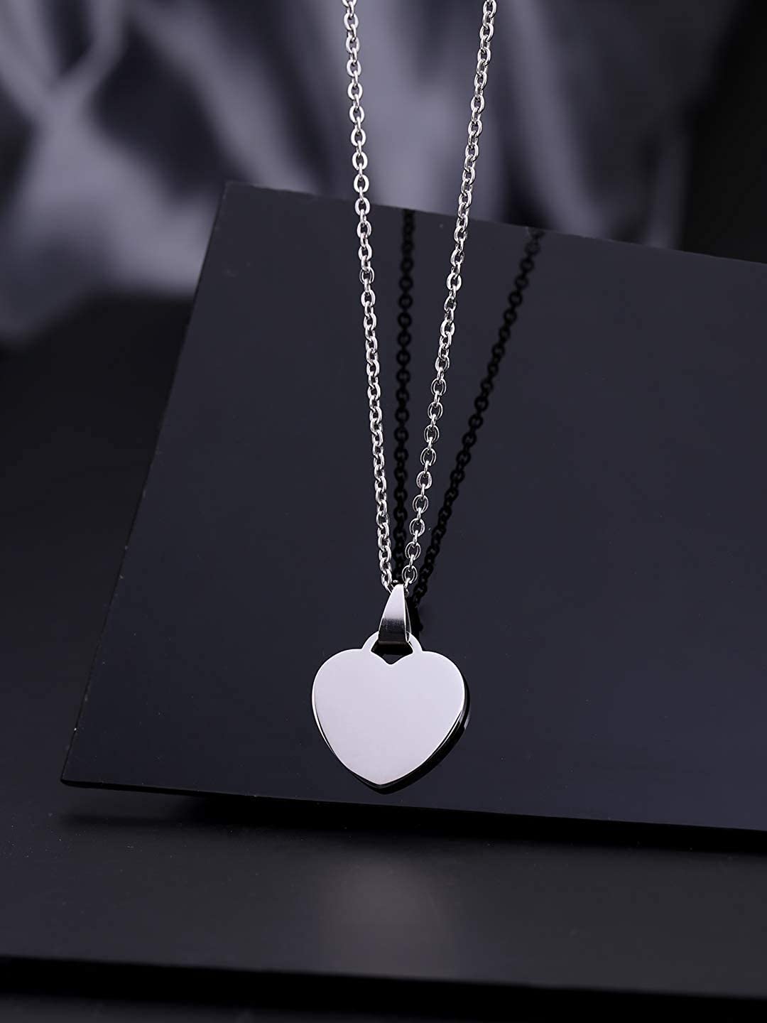 Yellow Chimes Heart Necklace - Elegant Party Accessory