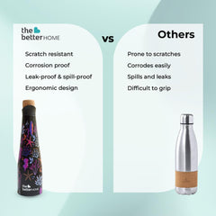 The Better Home Bliss Series Insulated Water Bottle 750ml With Cork Cap Water Bottle For Office Stainless Steel Water Bottles For Kids | Hot & Cold Water Bottle | Aesthetic Water Bottle