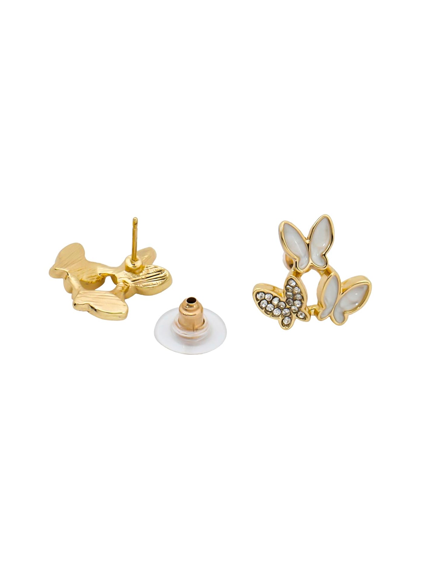 unwind Polished Heart Studs - Anniversary gift for wife