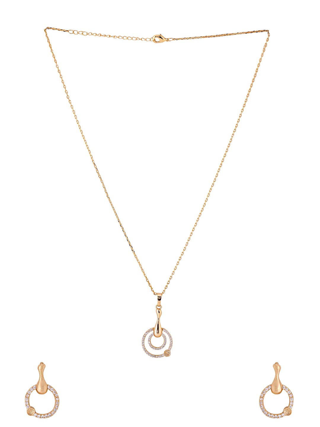 Yellow Chimes necklace and earrings - stunning office wear