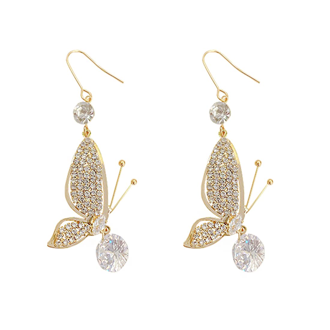Yellow Chimes Elegant Earrings for Women - Birthday Surprise
