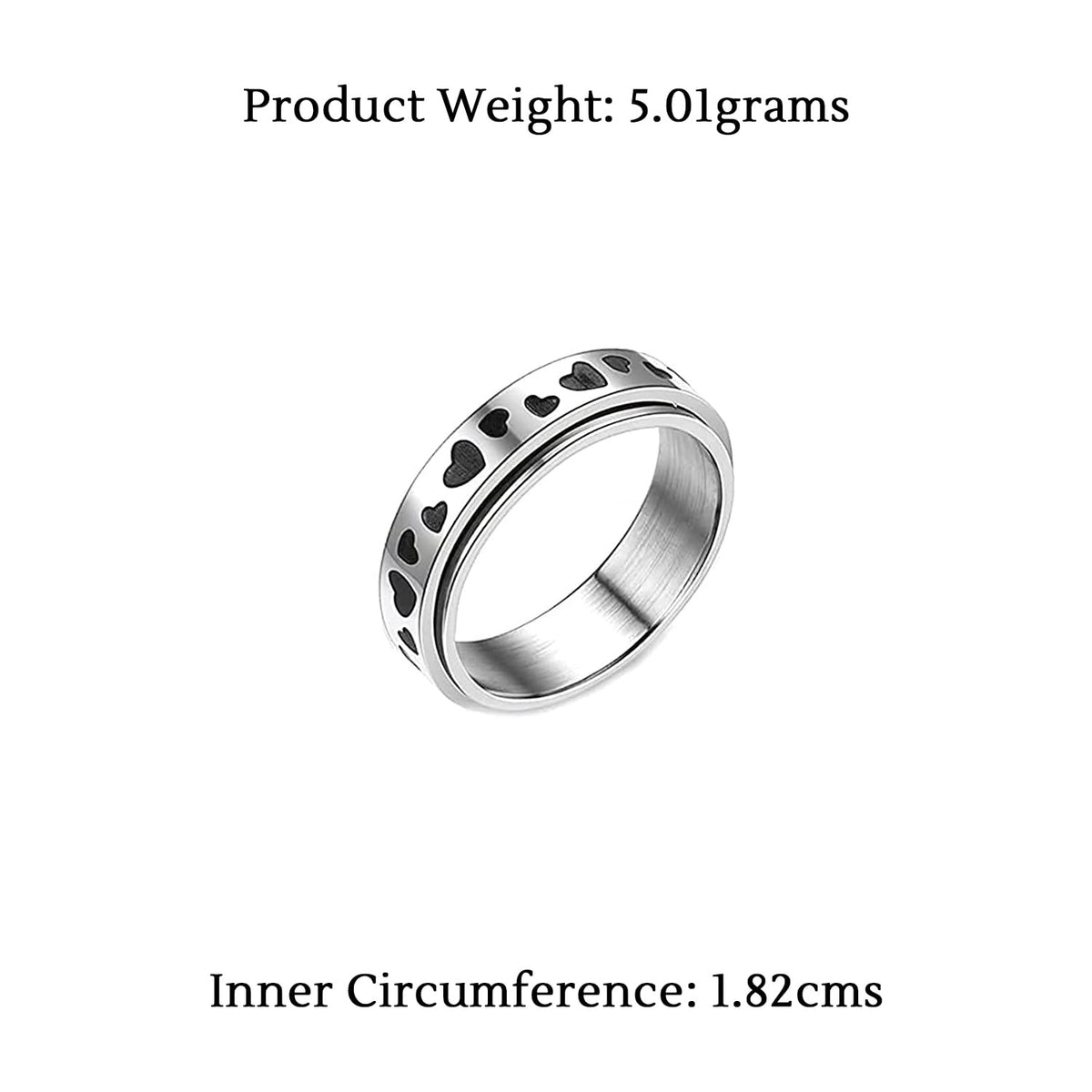 Yellow Chimes stainless steel ring - stress relief solution