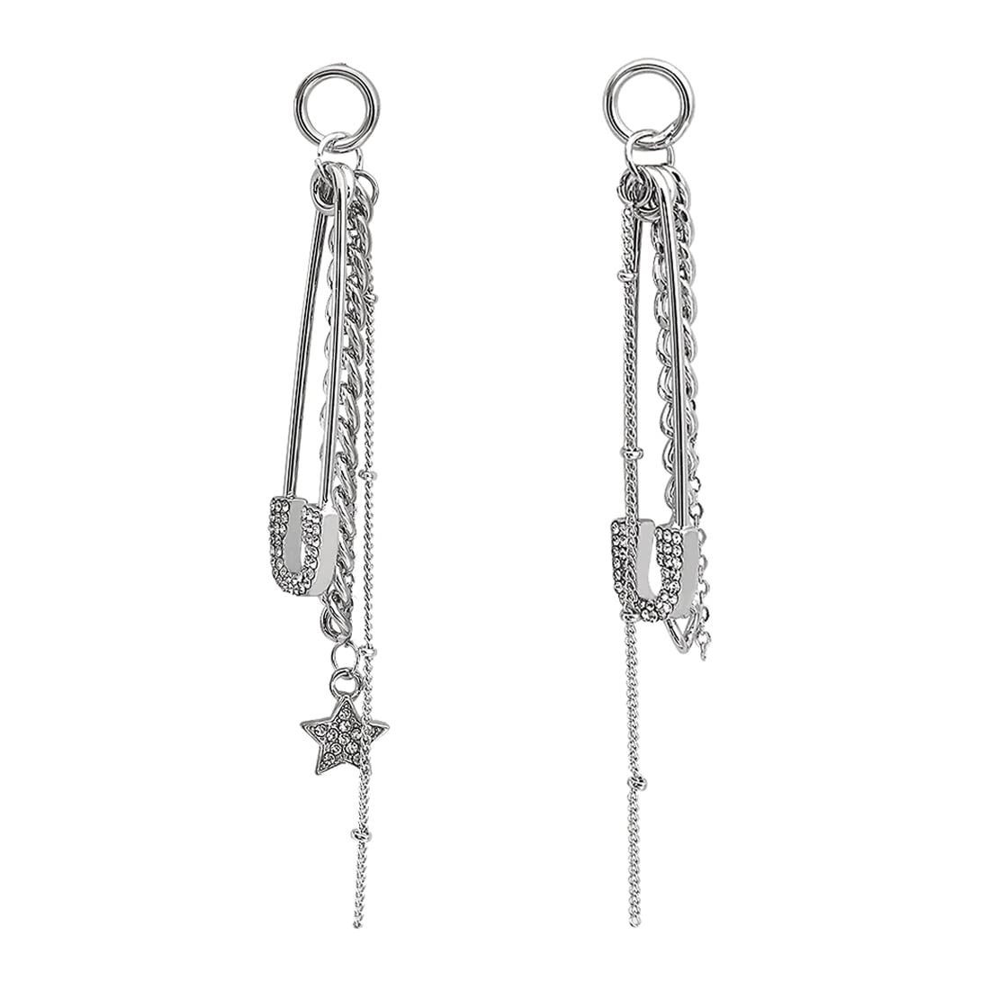 Yellow Chimes tassel chain earrings - unique fashion statement