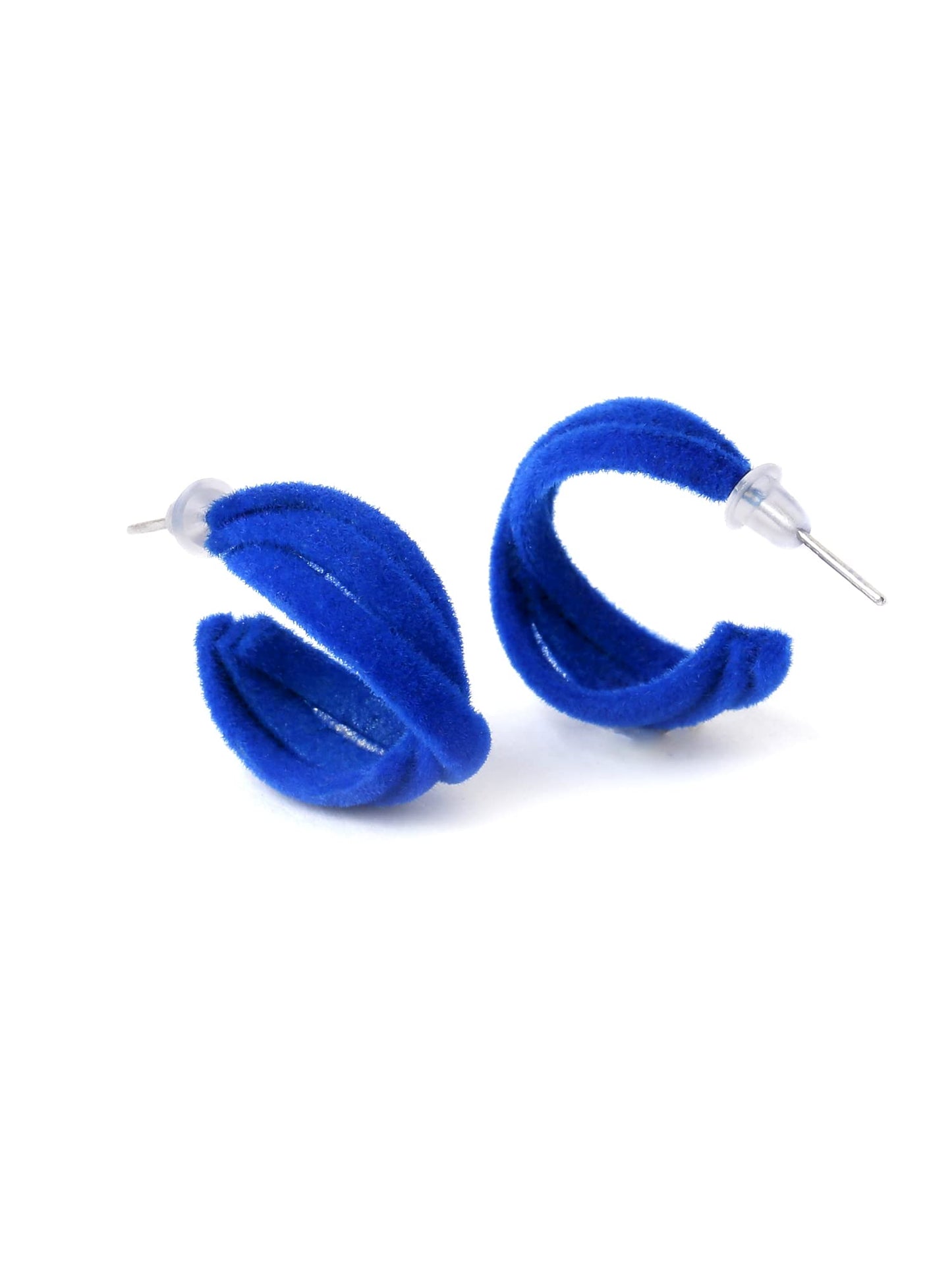 Yellow Chimes hoop earrings - stylish blue jewelry for girls