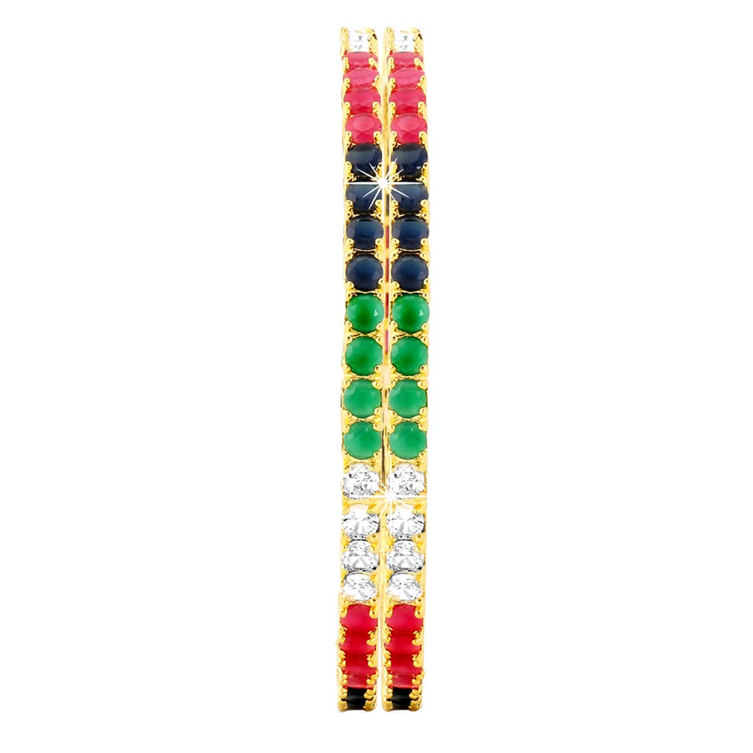 Yellow Chimes Gold Bangles - Ethnic Wear Complement