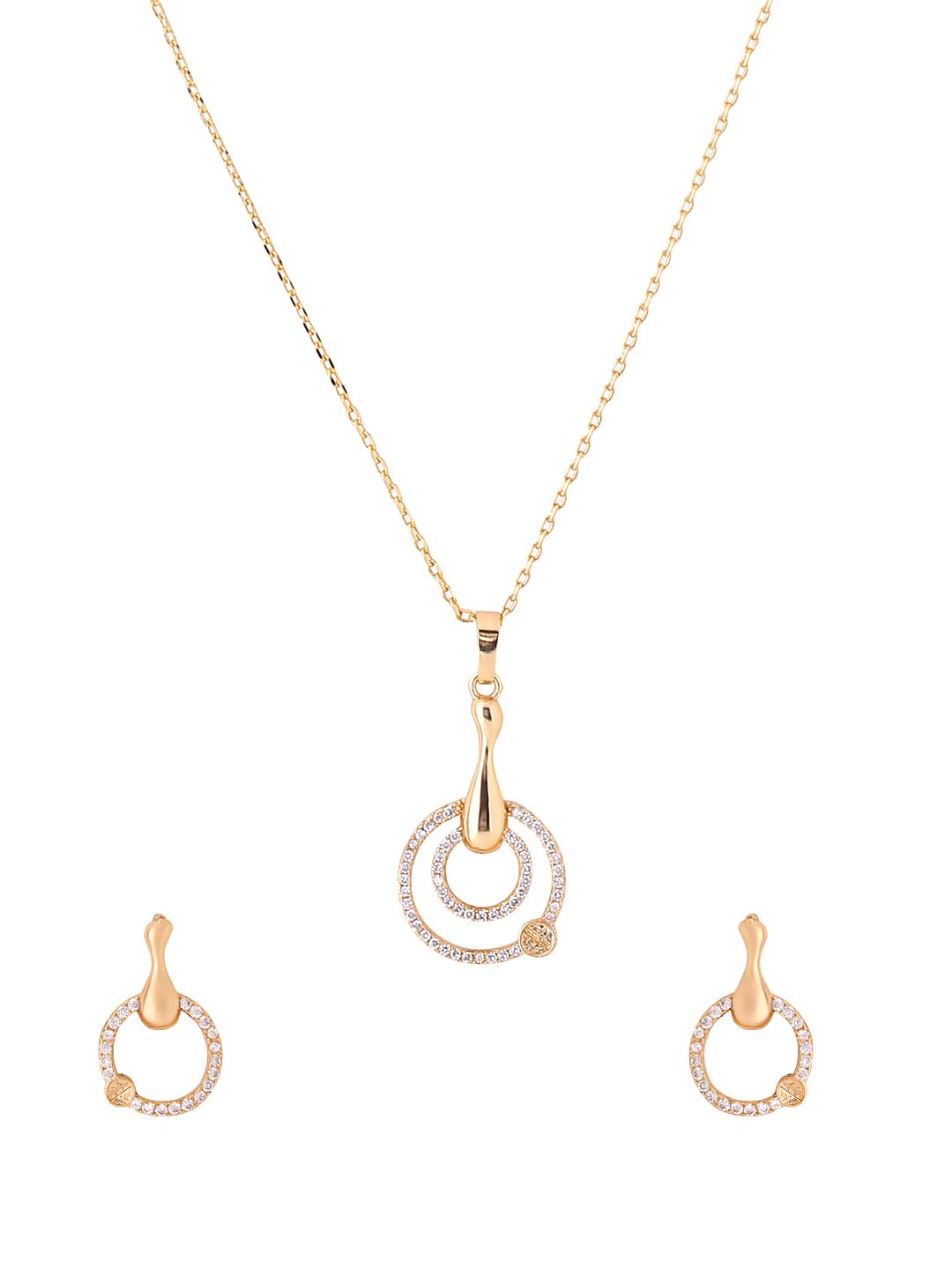 Yellow Chimes circle charm pendant - stylish casual accessory