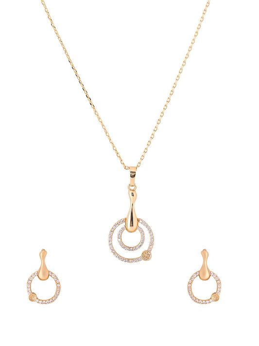 Yellow Chimes circle charm pendant - stylish casual accessory