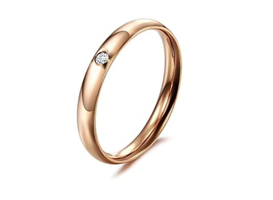 Yellow Chimes stunning cubic zirconia ring - Eye-catching design