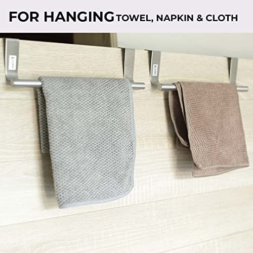 Pack of 2: Stainless Steel Wall Mounted Tissue Paper Holder | Easy Installation | Grey | 24x9x8 cm