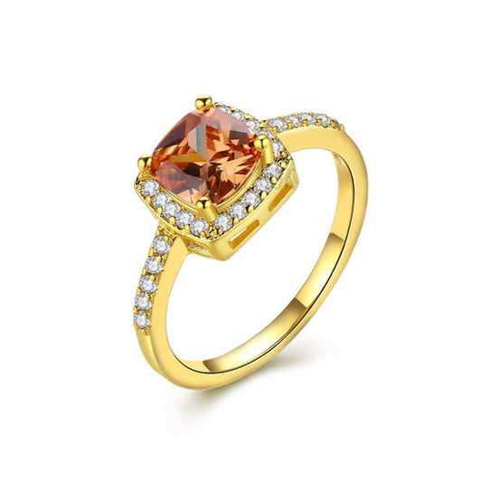 Yellow Chimes gold ring - enhances any outfit effortlessly