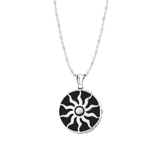 Yellow Chimes Silver Pendant - Elegant Jewelry for Men
