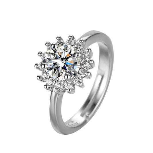 Yellow Chimes elegant crystal ring - versatile jewelry for any outfit