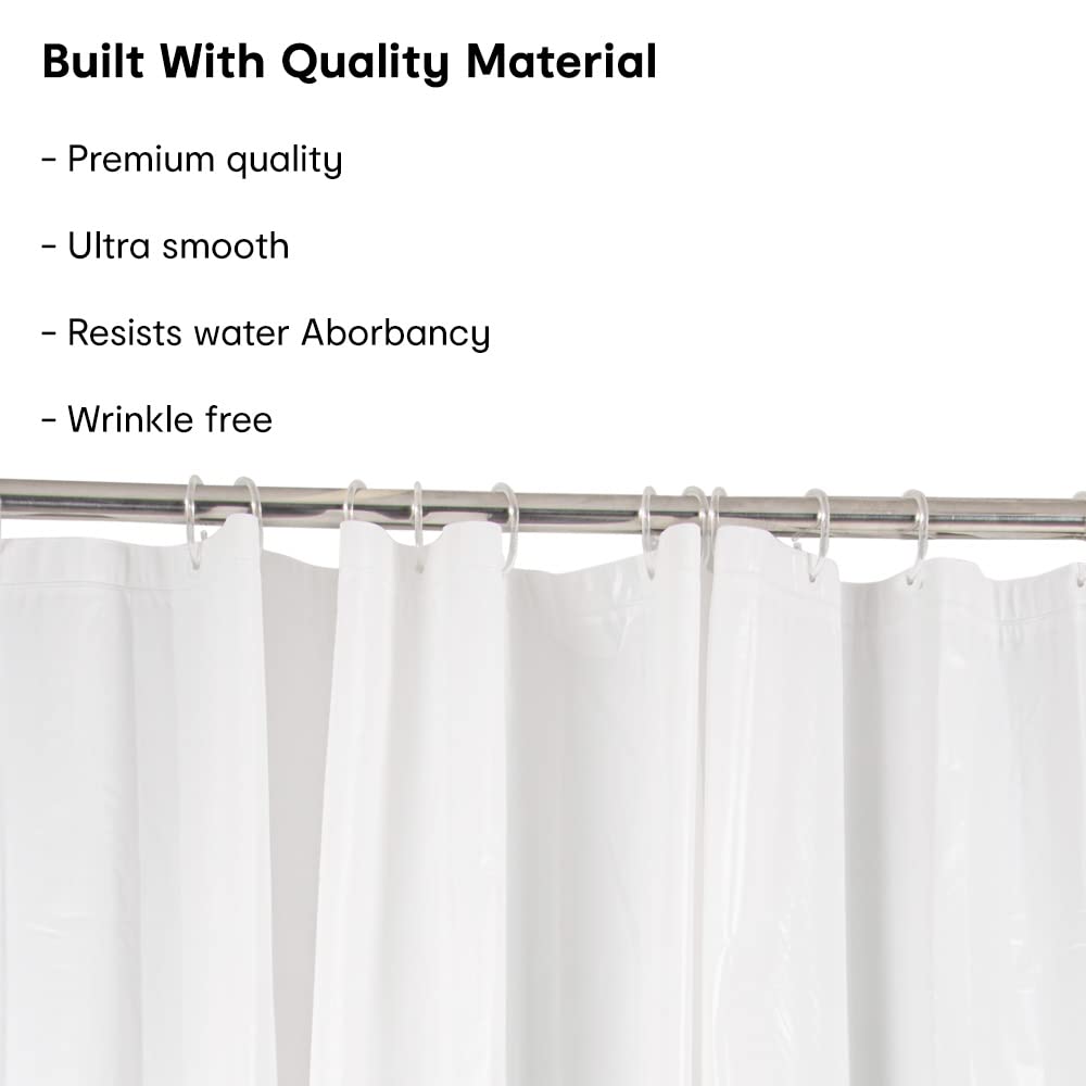 Anko White Shower Curtain - Perfect for home decor