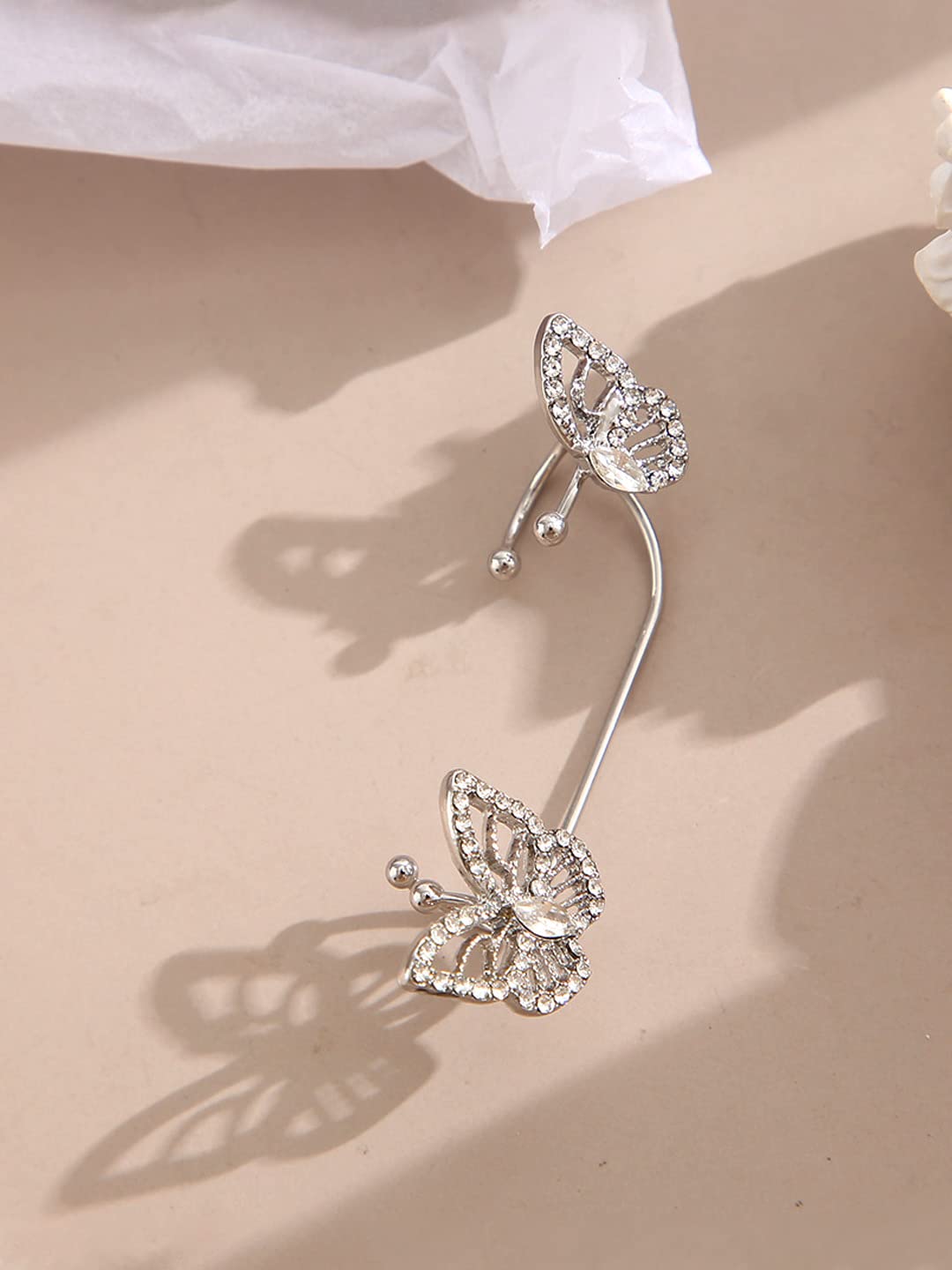 Yellow Chimes ear cuff set - Fashionable college wear