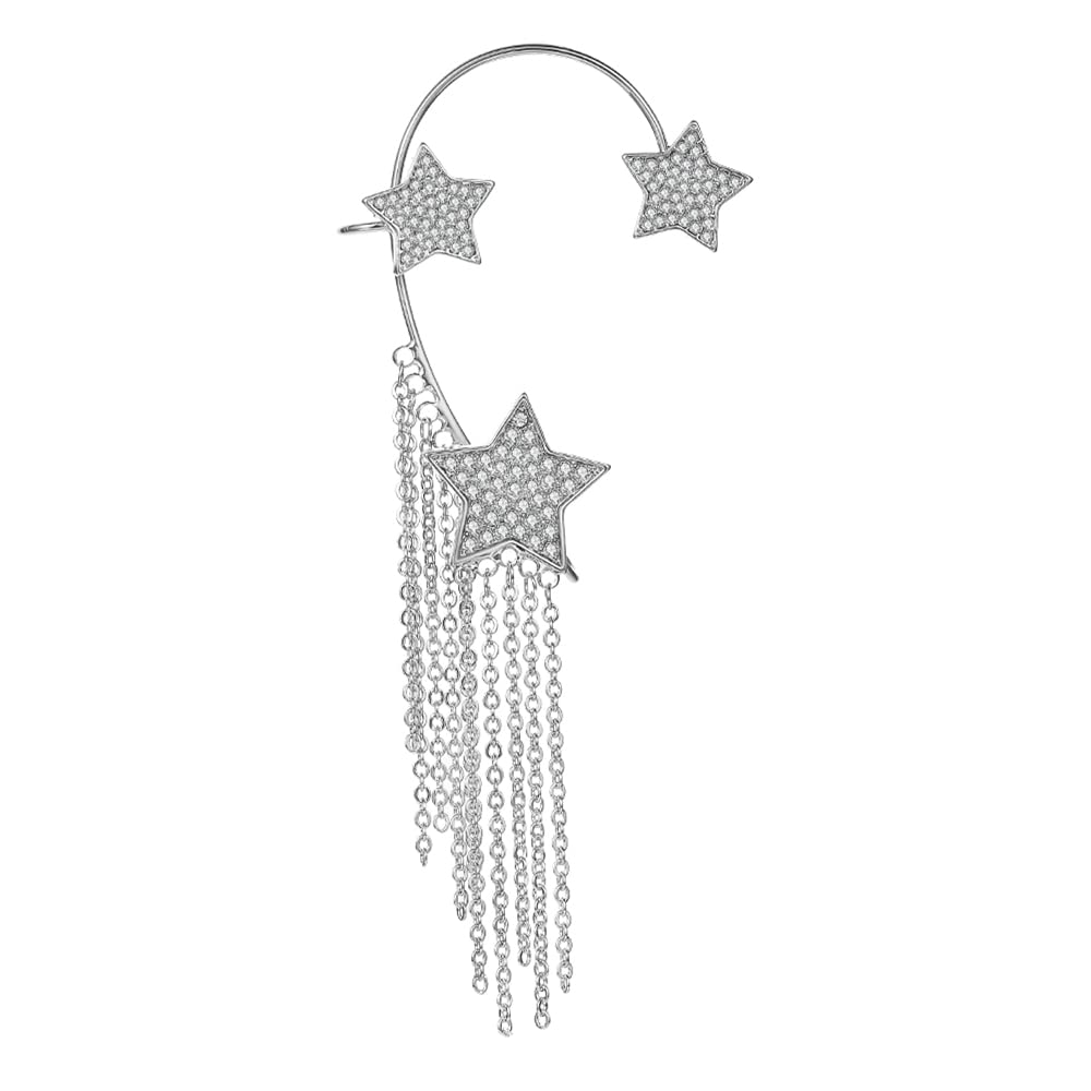 Yellow Chimes lightweight silver earrings - everyday use