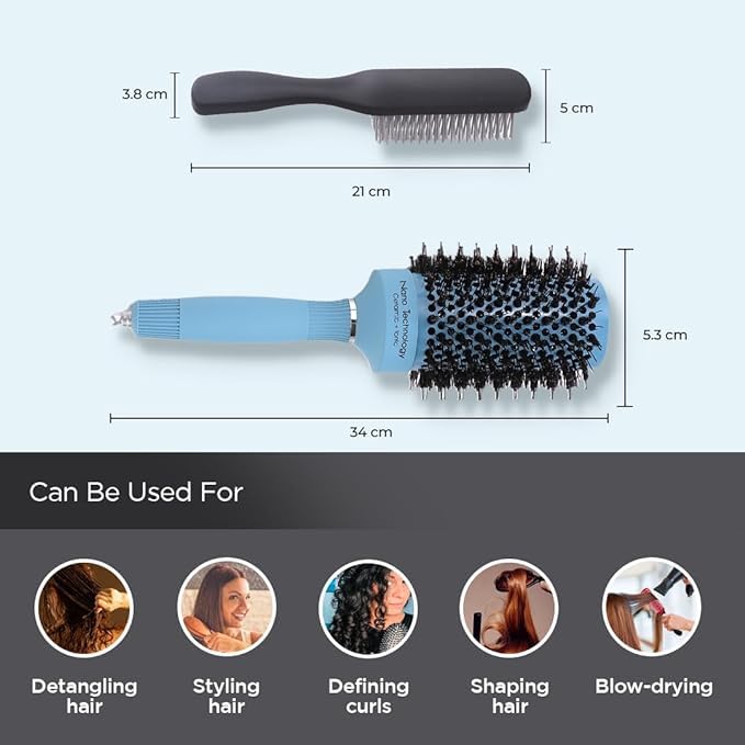 Kuber Hair Brush - Salon quality