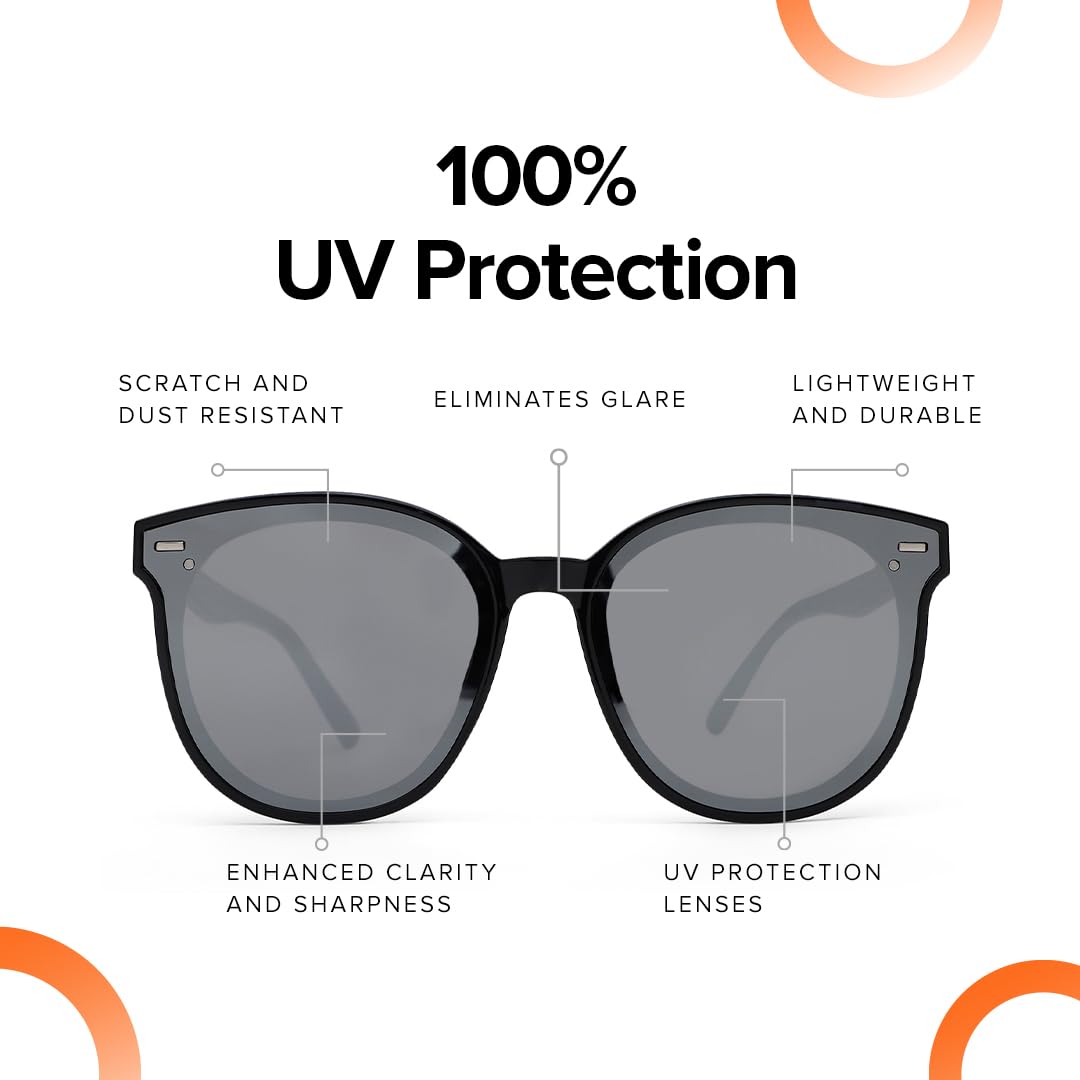 Intellilens Large Black Sunglasses - Hiking and outdoor use