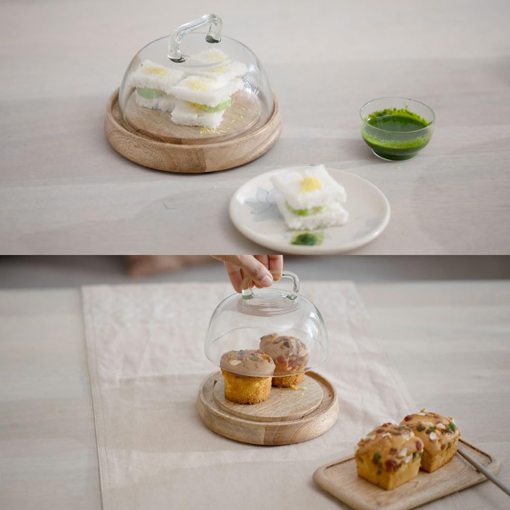 Ellementry dome cloche - Perfect for wedding cake presentation