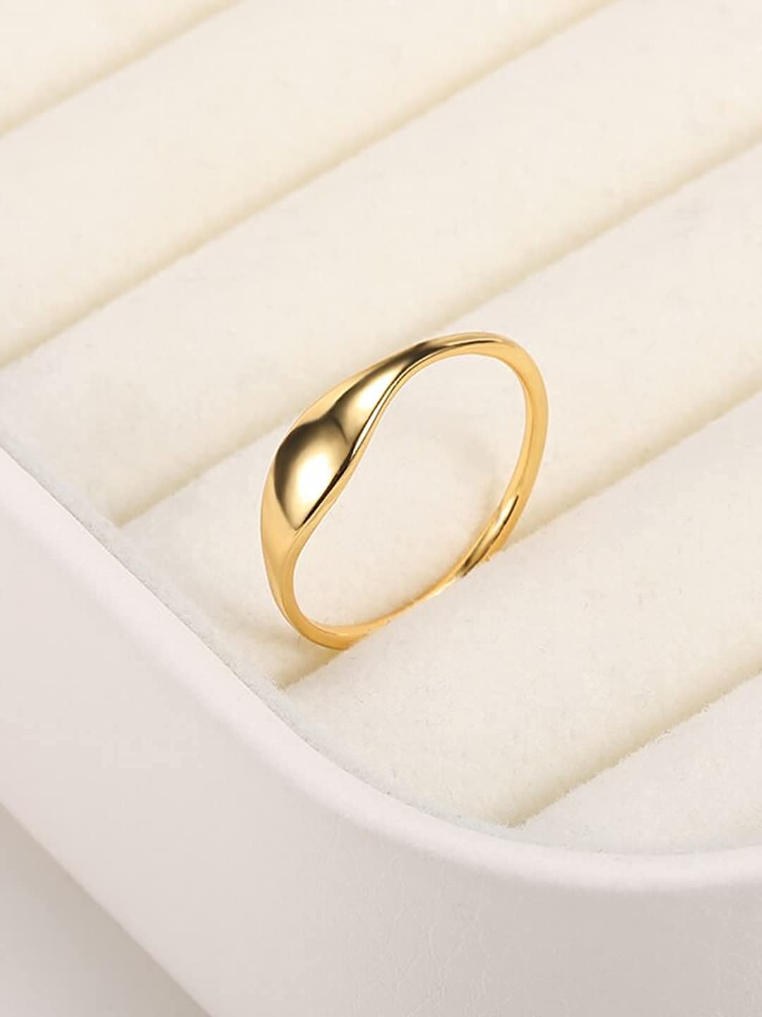 Yellow Chimes women’s adjustable ring - gift for her