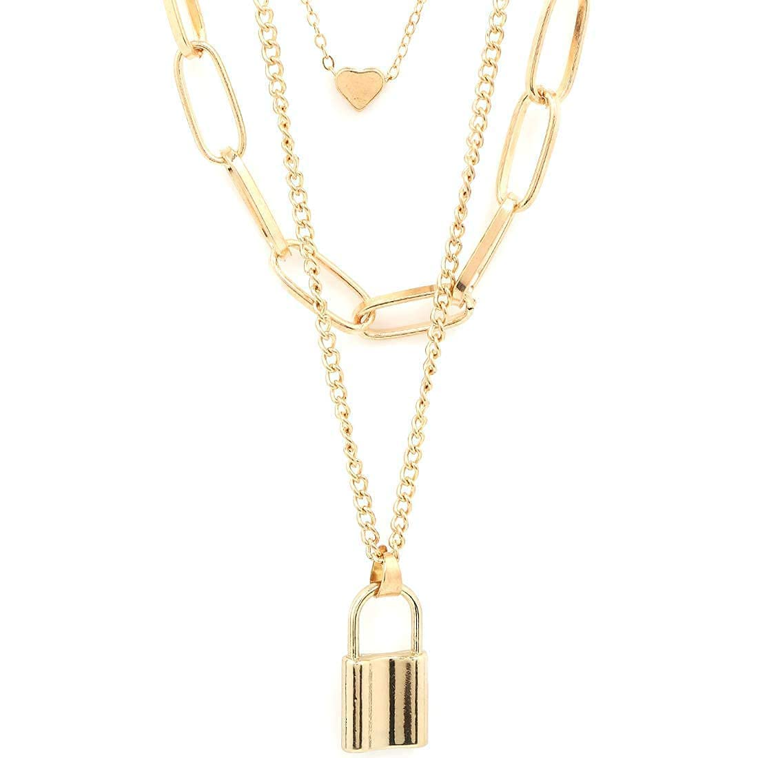 Yellow Chimes heart locket choker - glamourous look for any occasion
