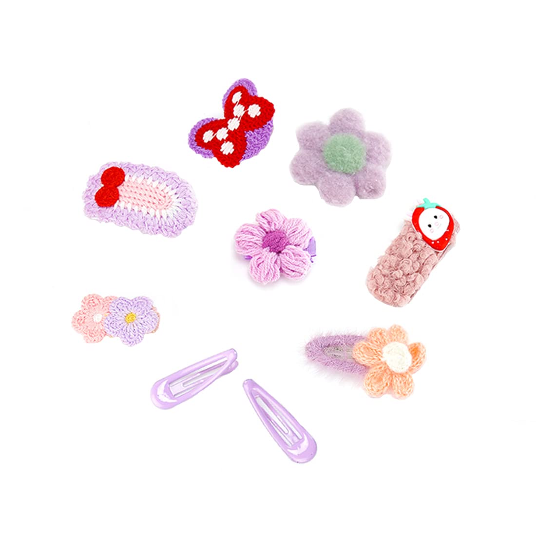 Yellow Chimes snap clips - colorful and playful designs