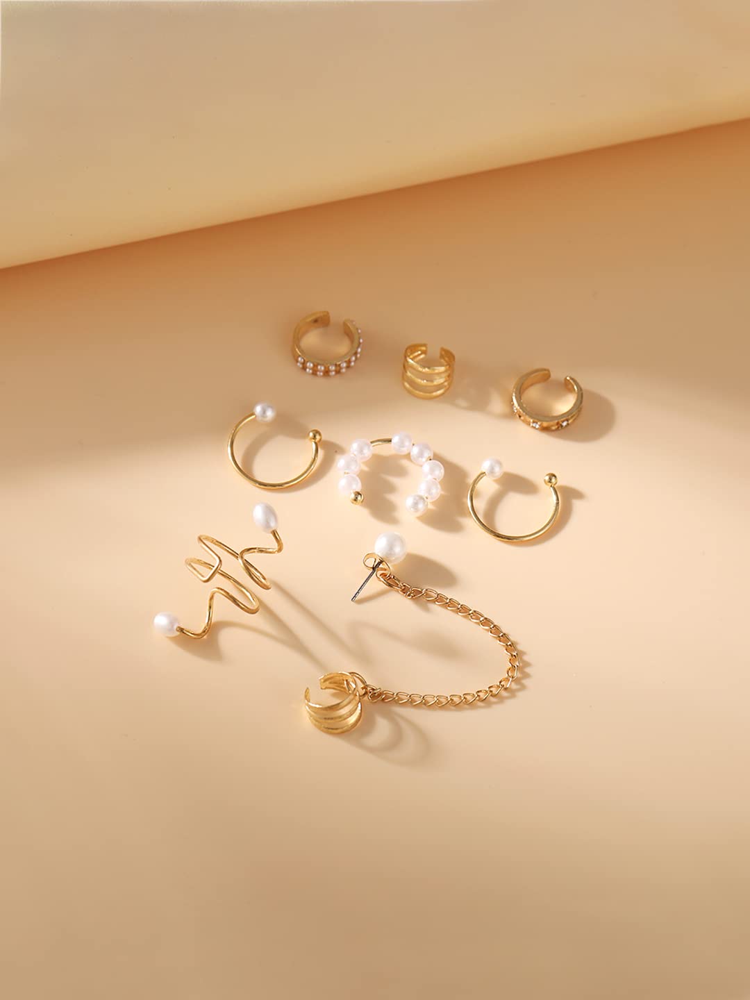 Yellow Chimes versatile ear cuffs - Trendy and adjustable
