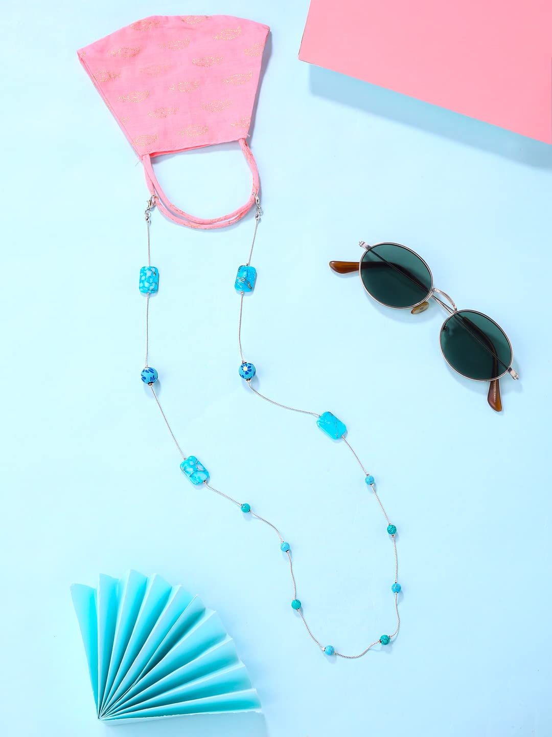Yellow Chimes chain for eyeglasses - versatile and trendy