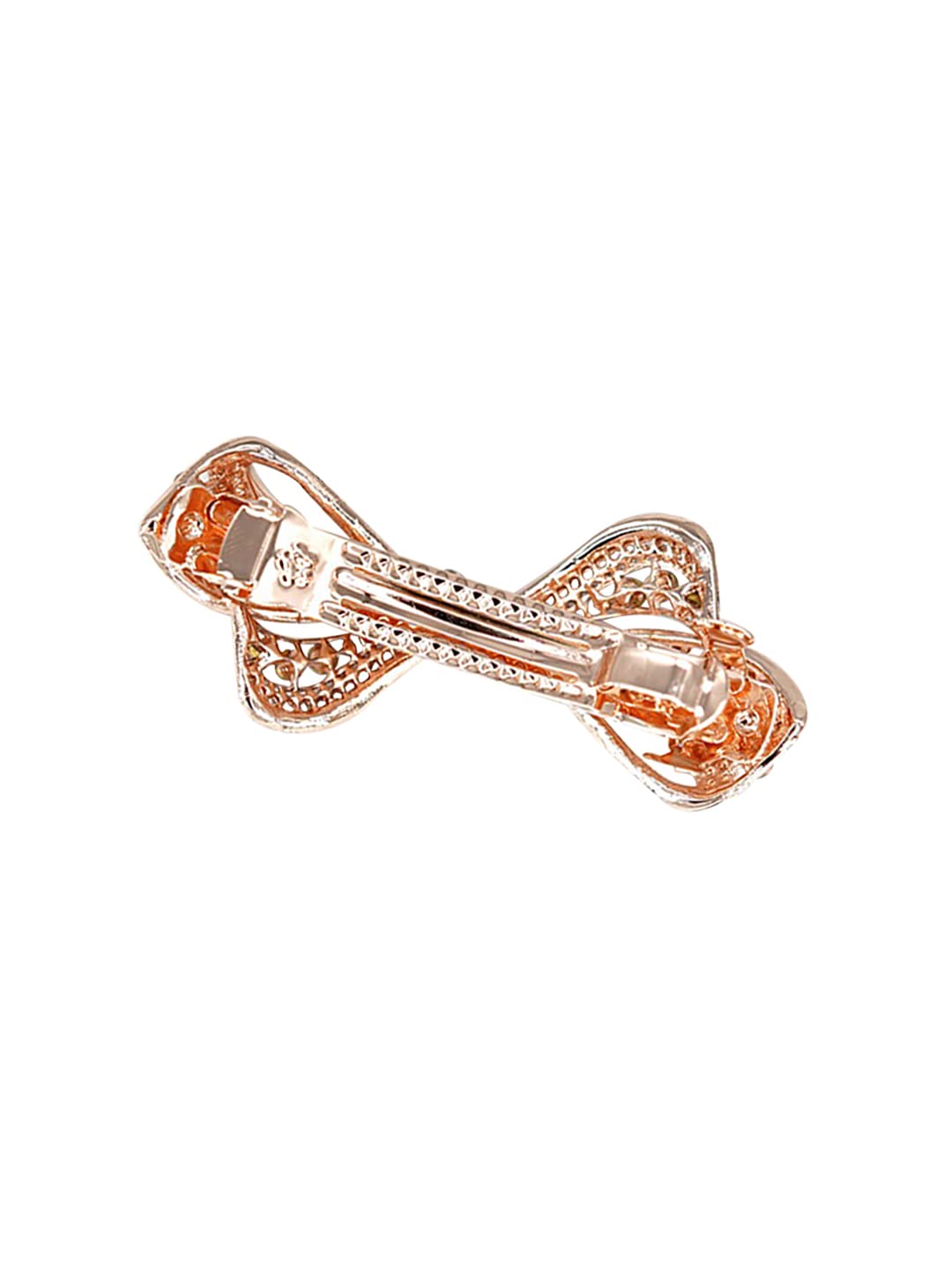 Yellow Chimes Gold-Toned French Clip - Premium Fashion Item