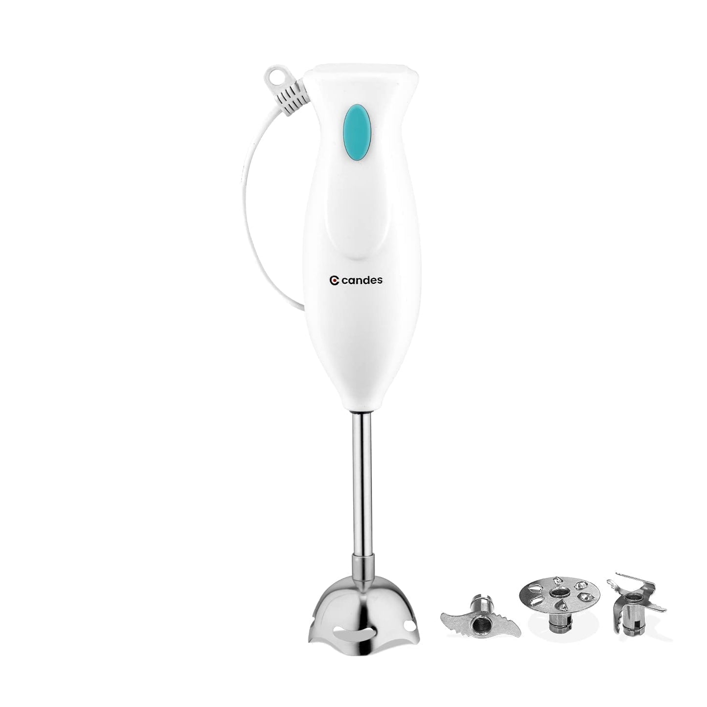 Candes ABS Plastic Handywg Hand Blender 250 Watts,1 Year Warranty,White-Green