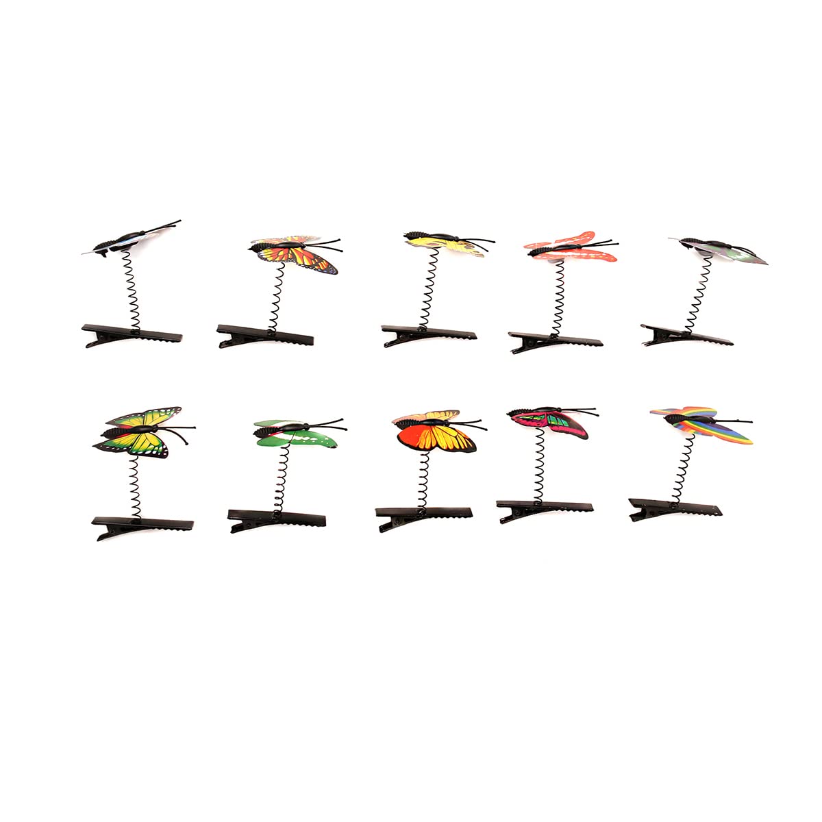 Yellow Chimes Melbees Hair Clips - butterfly design for special occasions