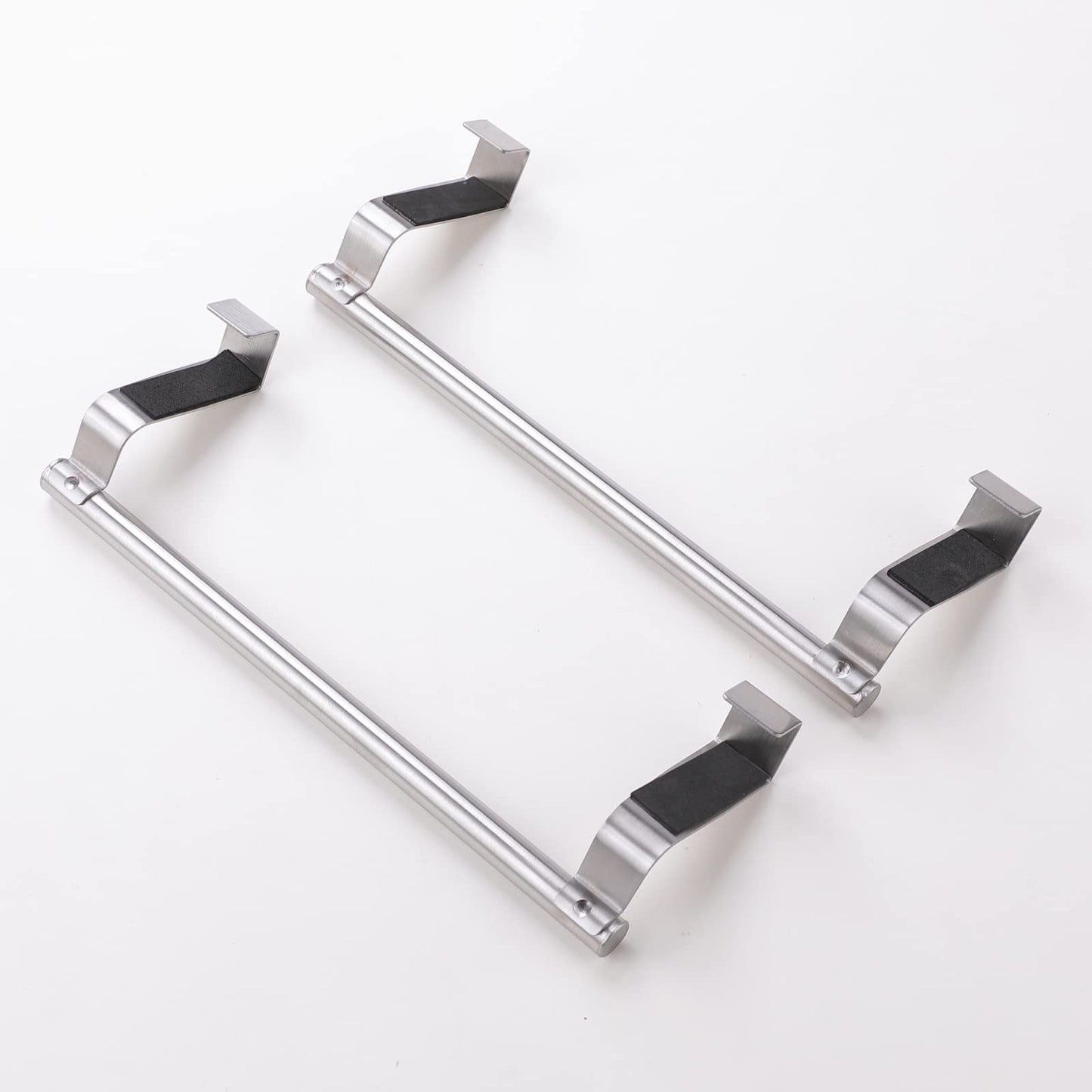 Pack of 2: Stainless Steel Wall Mounted Tissue Paper Holder | Easy Installation | Grey | 24x9x8 cm