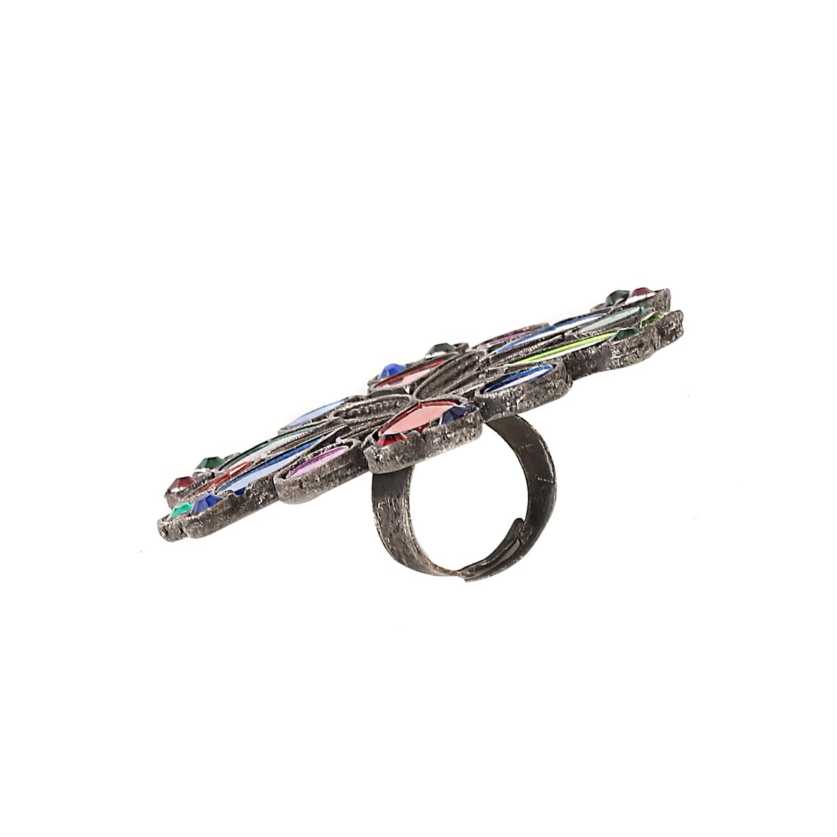 Yellow Chimes Floral Designed Ring - Festive Wear