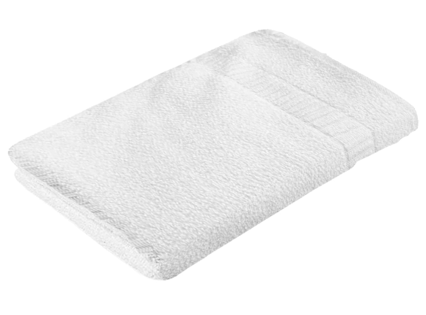 Heart Home Soft Cotton Bath Towel - Durable, Reusable | 30"x18" | White | Ideal for Newborns