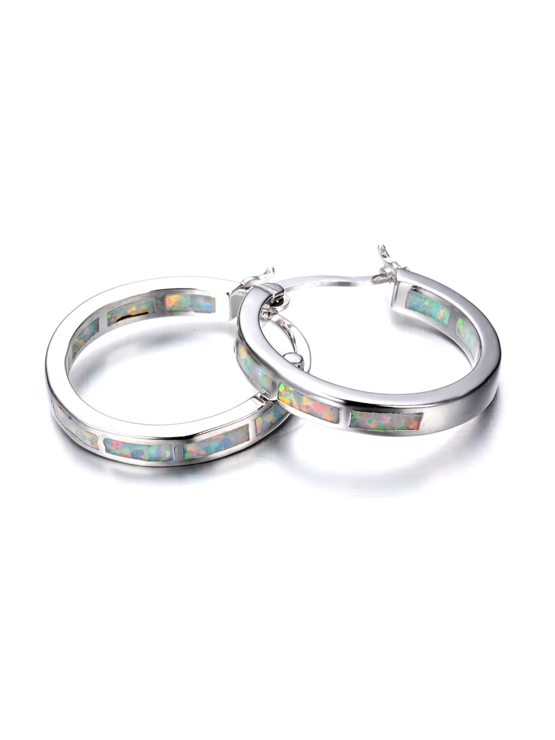 unwind lightweight hoop earrings - festive elegance
