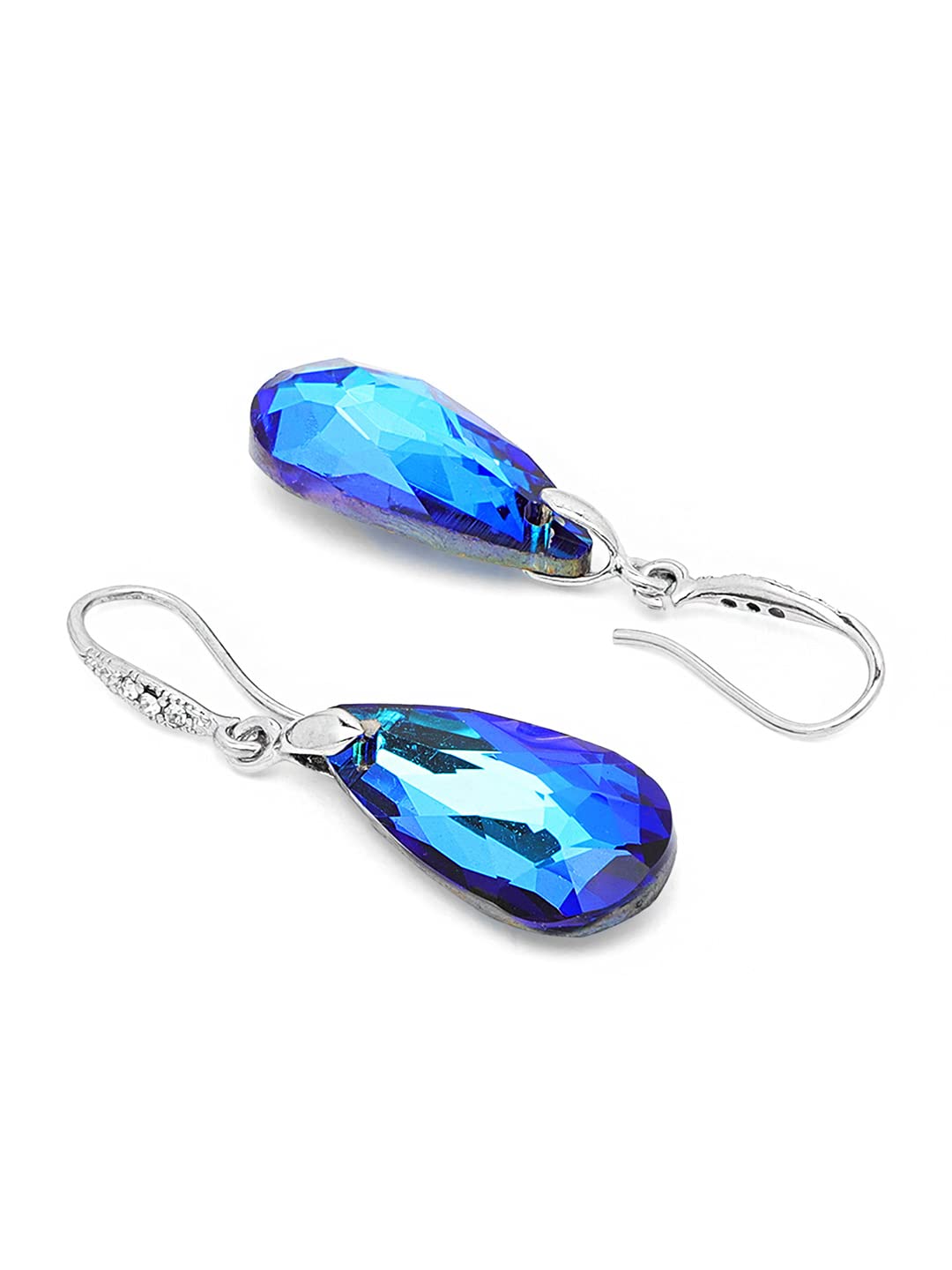 Yellow Chimes silver plated earrings - lightweight and comfortable wear