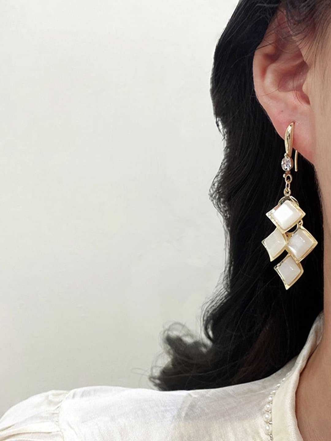 Yellow Chimes stylish drop earrings - casual wear accessory