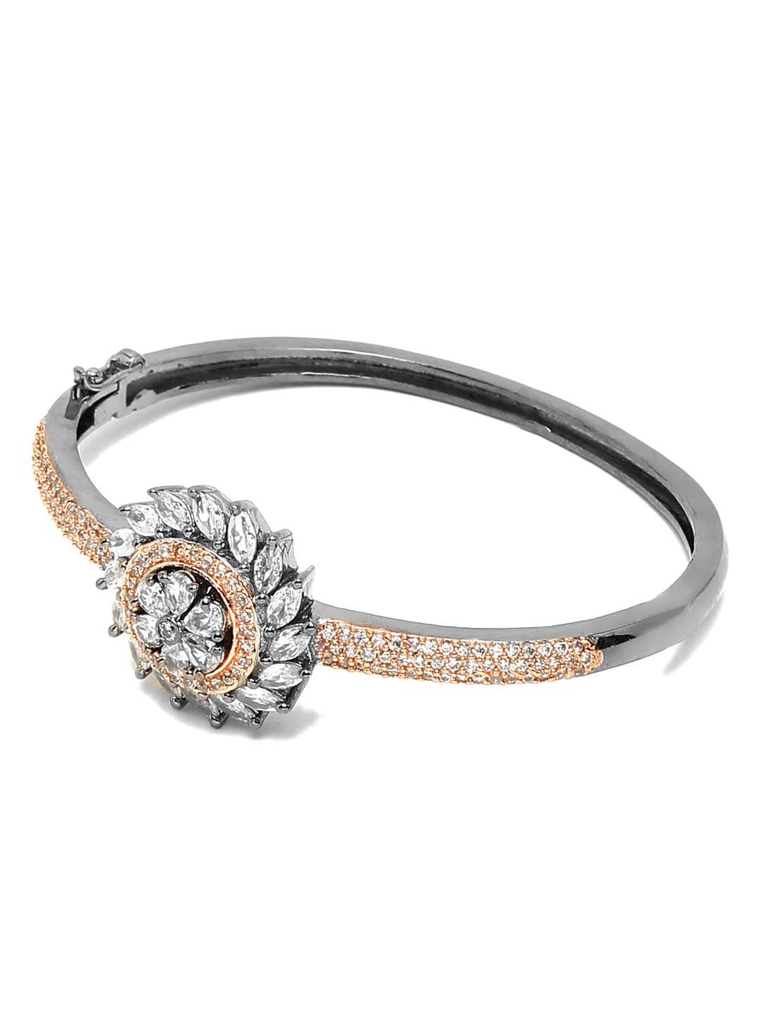 Yellow Chimes AD Bangle Bracelet - Stylish addition to your outfit