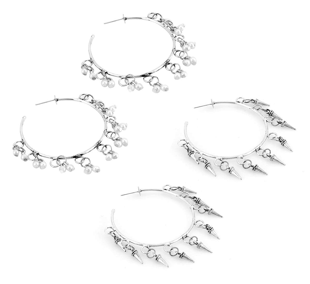 Kairangi Chic Silver Earrings - Everyday Style