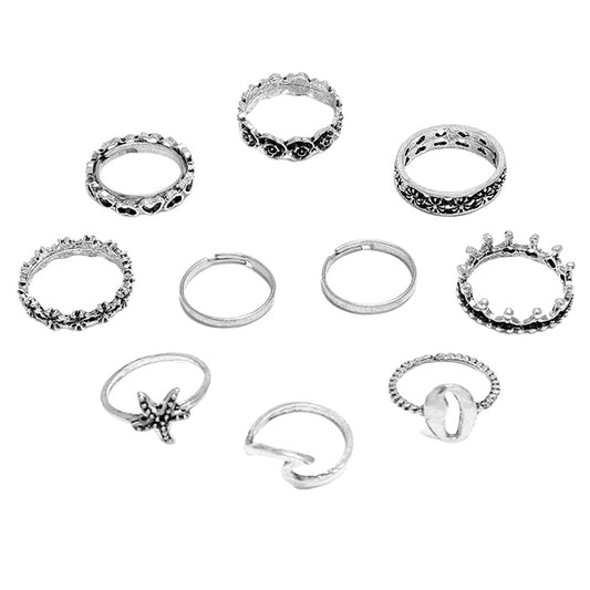 Yellow Chimes stylish rings - daily wear accessories for girls