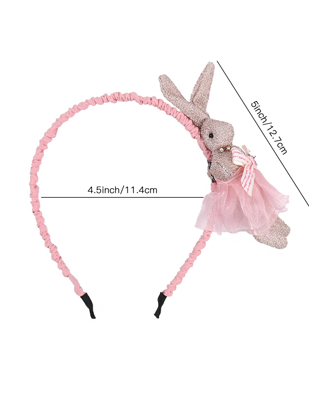 Yellow Chimes pink hair accessory - easy to use