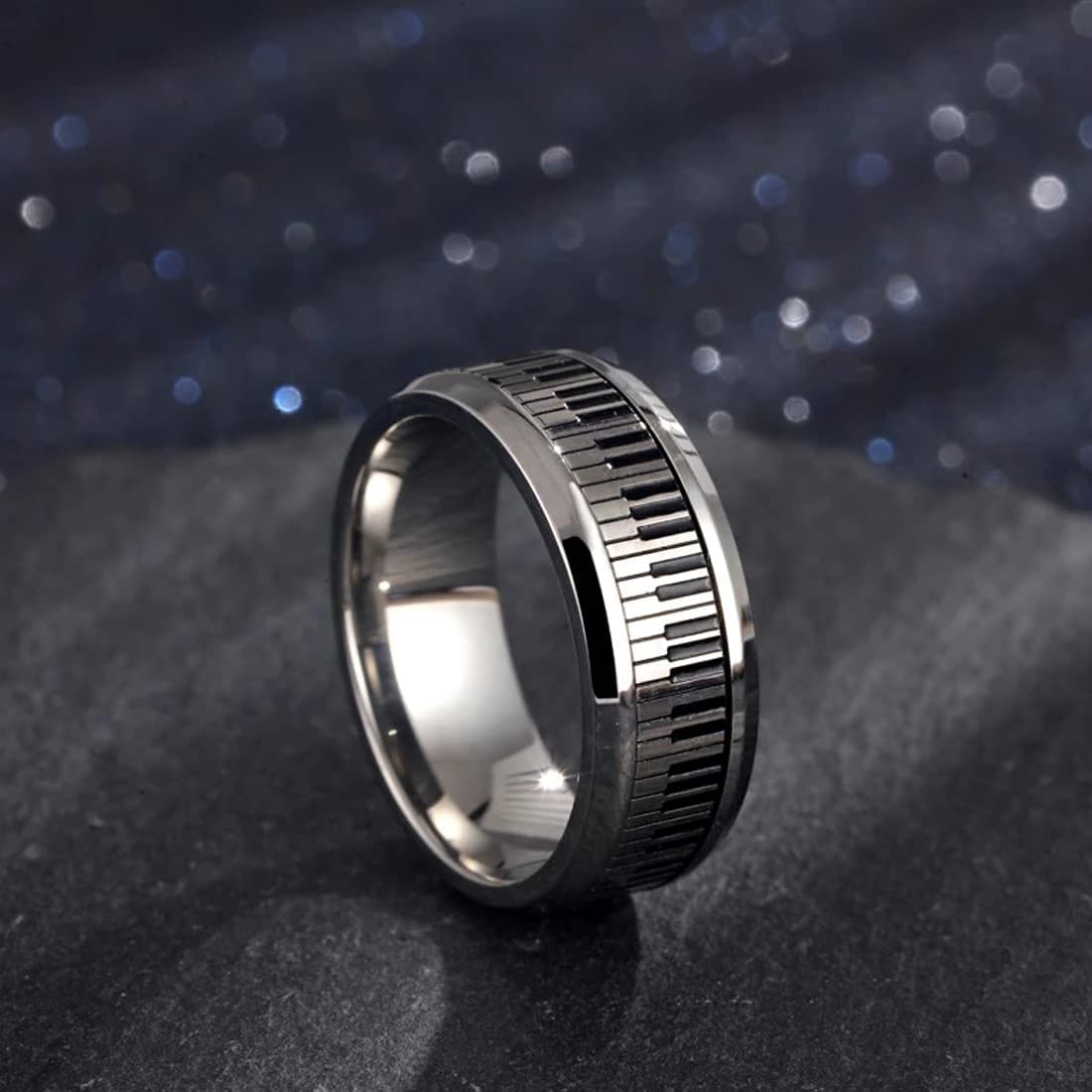 Yellow Chimes Men's Ring - Stylish addition to outfit