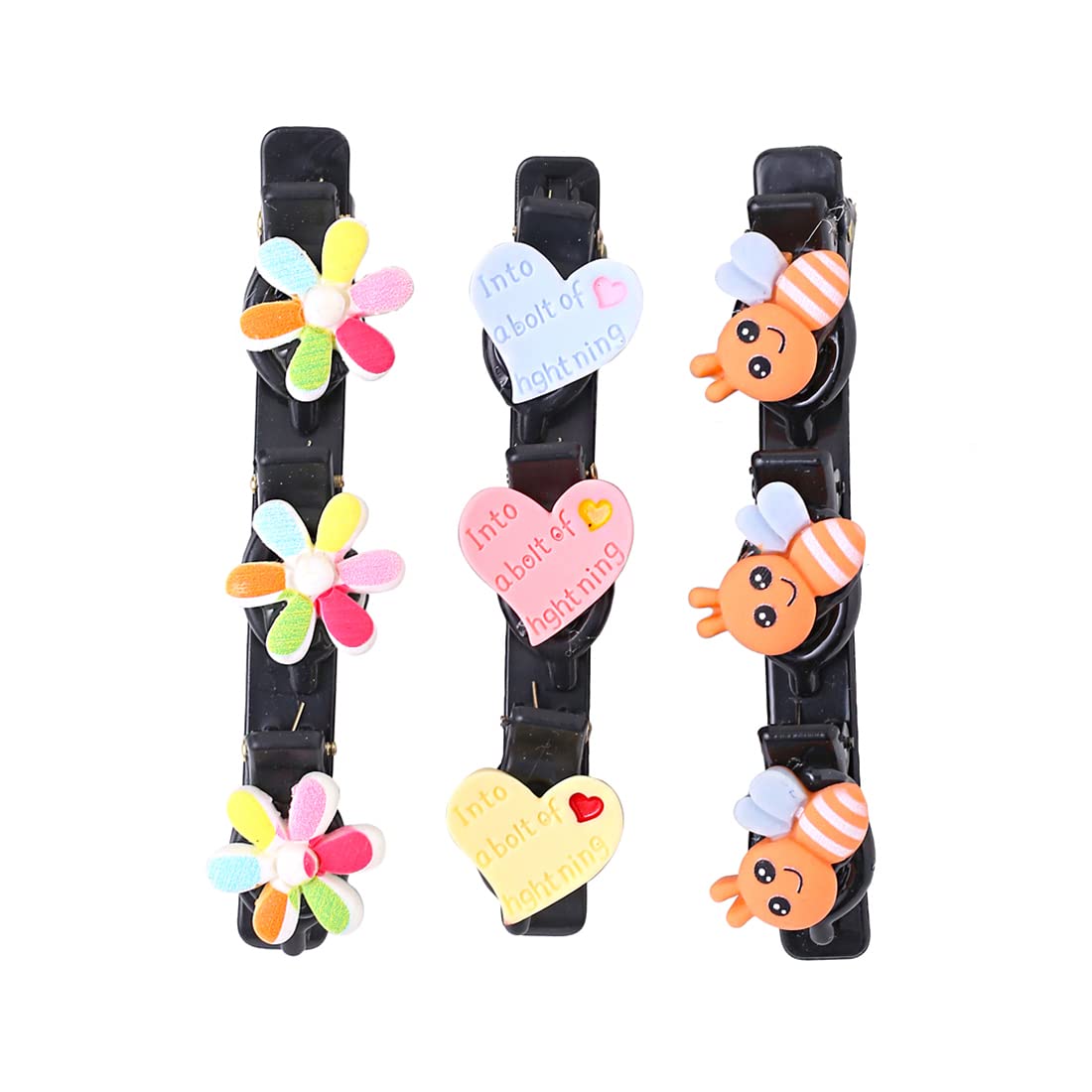 Yellow Chimes alligator clips - For easy hair management